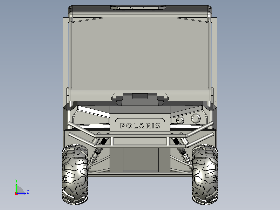 卡丁车 钢管车(46)左视图