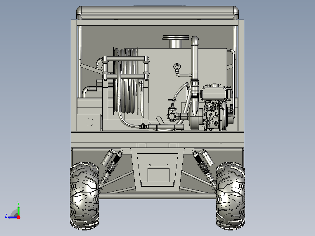 卡丁车 钢管车(46)右视图