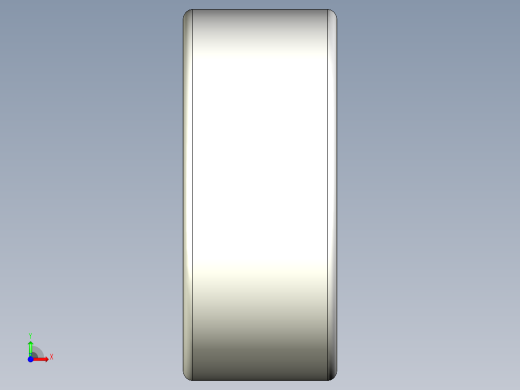 完整的公制HK-2RS系列，拉伸杯，密封，双开口滚针轴承库SolidWorks和Step模型前视缩略图