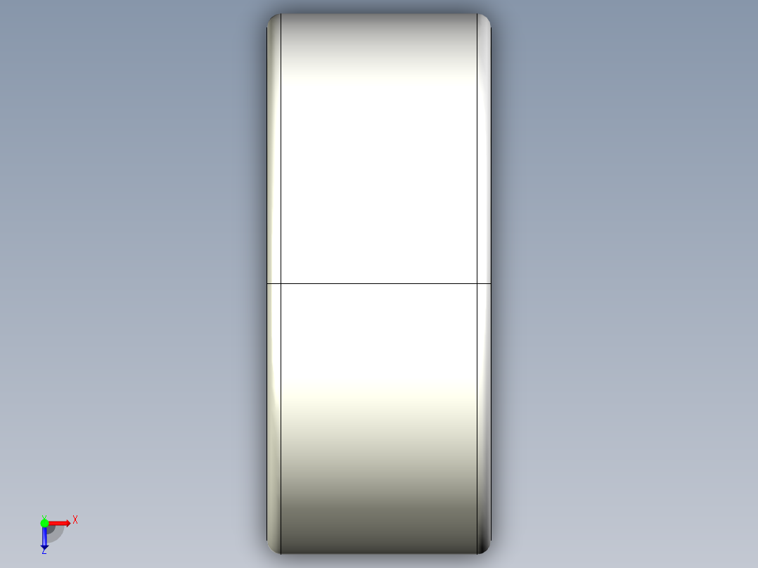 完整的公制HK-2RS系列，拉伸杯，密封，双开口滚针轴承库SolidWorks和Step模型俯视图