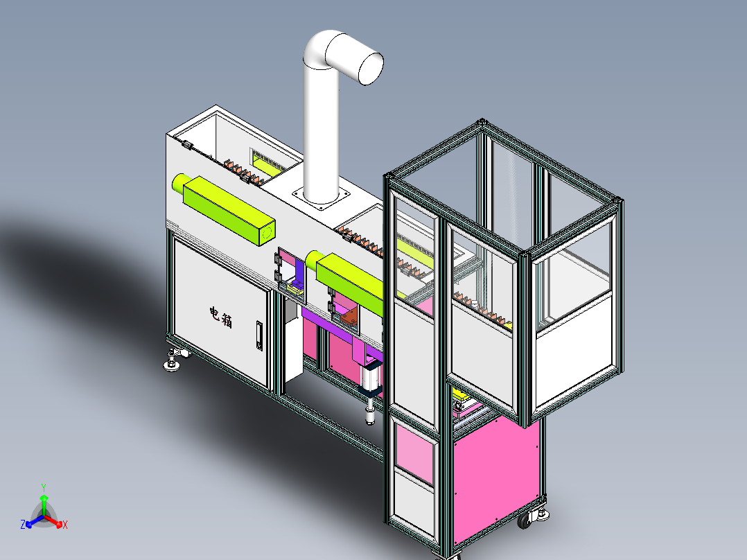 转子自动线注塑冷却降温机