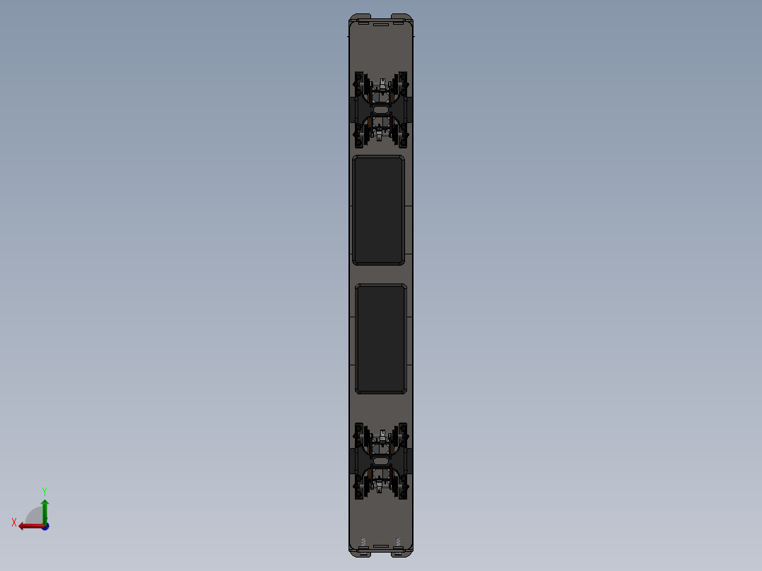 火车机车列车tcdd-e68000-tran-1831-模型格式为 sw后视图