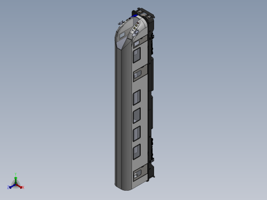 火车机车列车tcdd-e68000-tran-1831-模型格式为 sw正等轴测缩略图