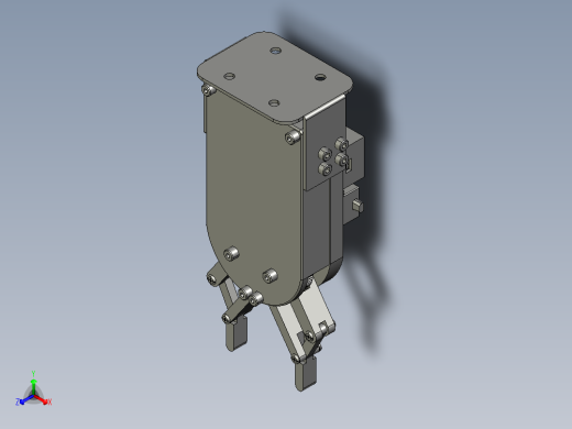 四杆机构夹爪设计
