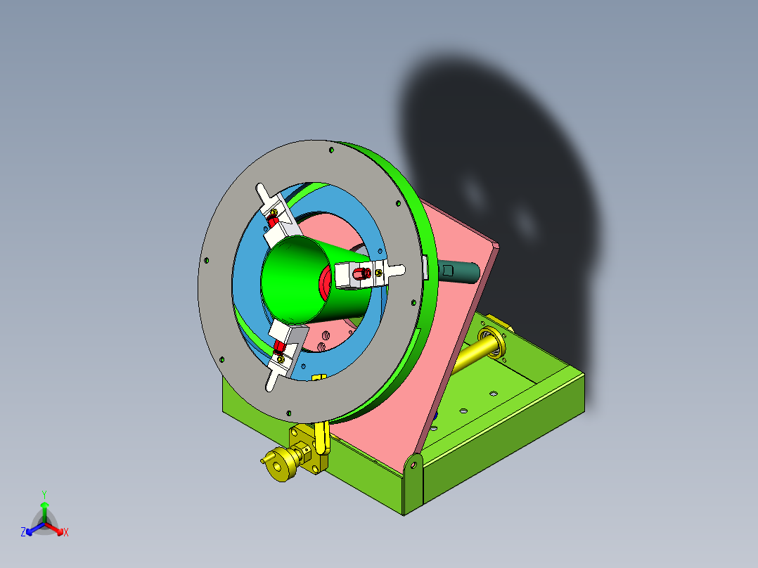 桶装方便面纸盖拉力测试治具