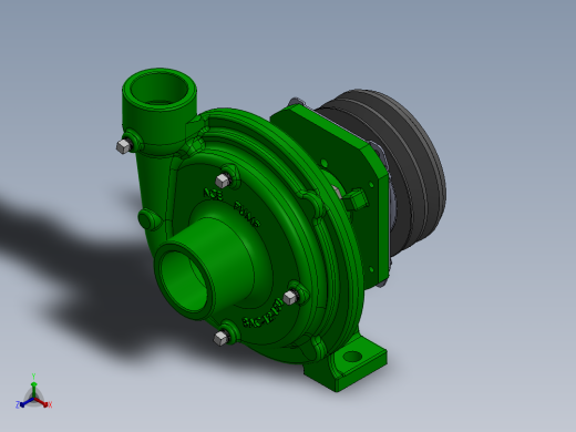 FMC-150-MAG皮带驱动离心泵模型