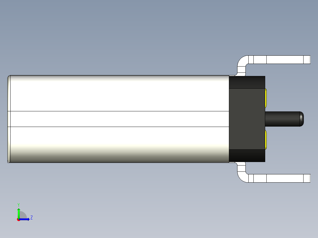 USB Type-C 24P 雌性垂直-110左视图
