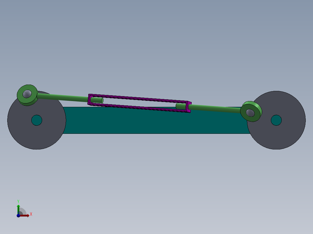 连杆组件2前视图