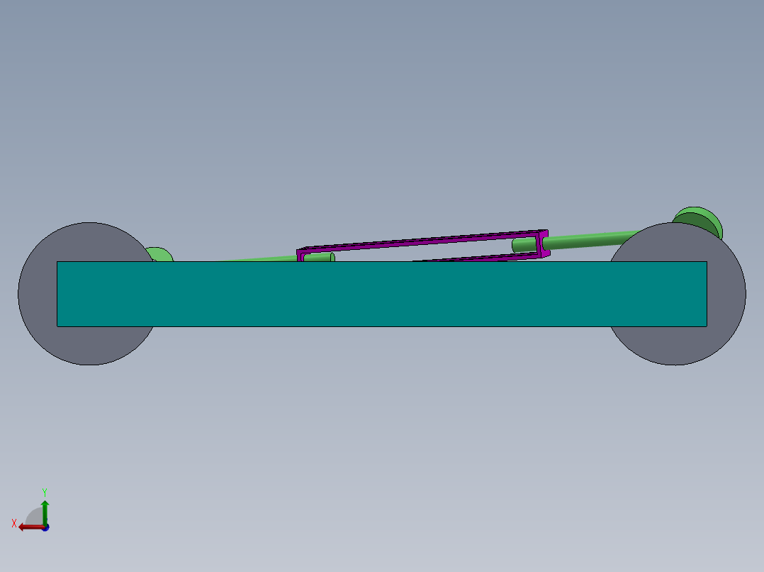 连杆组件2后视图