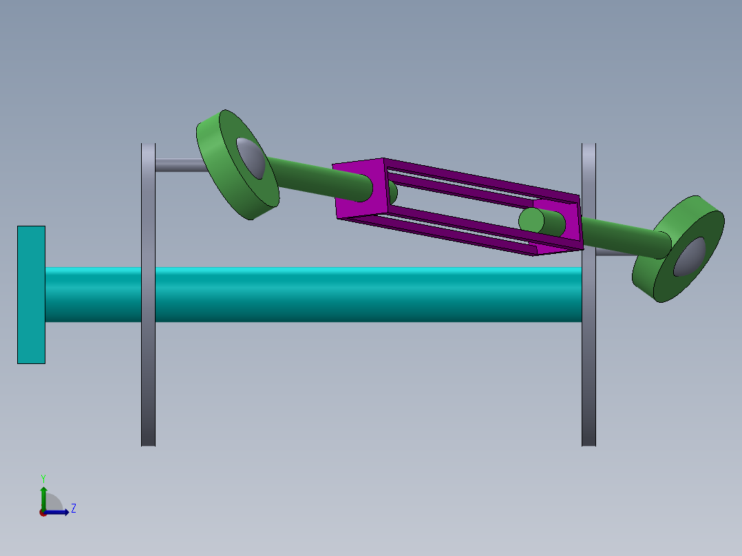 连杆组件2左视图