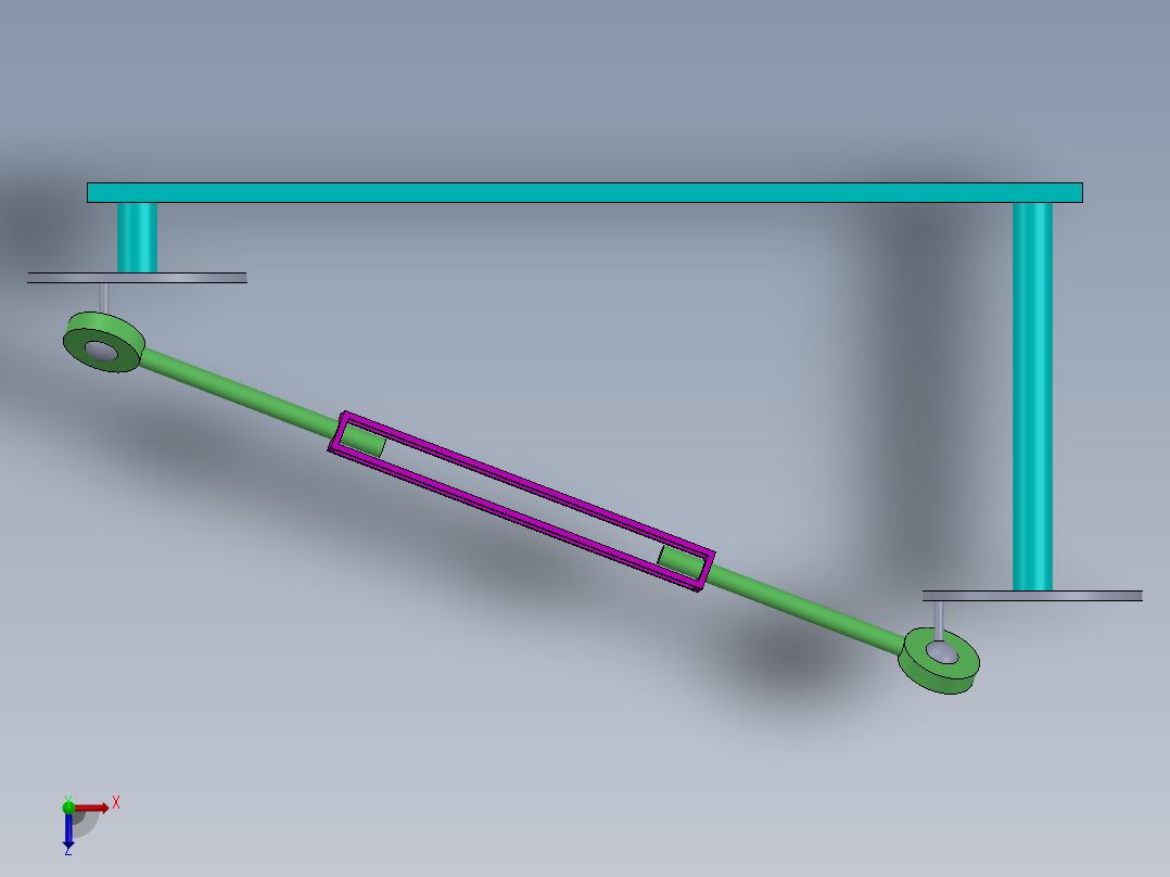 连杆组件2俯视图
