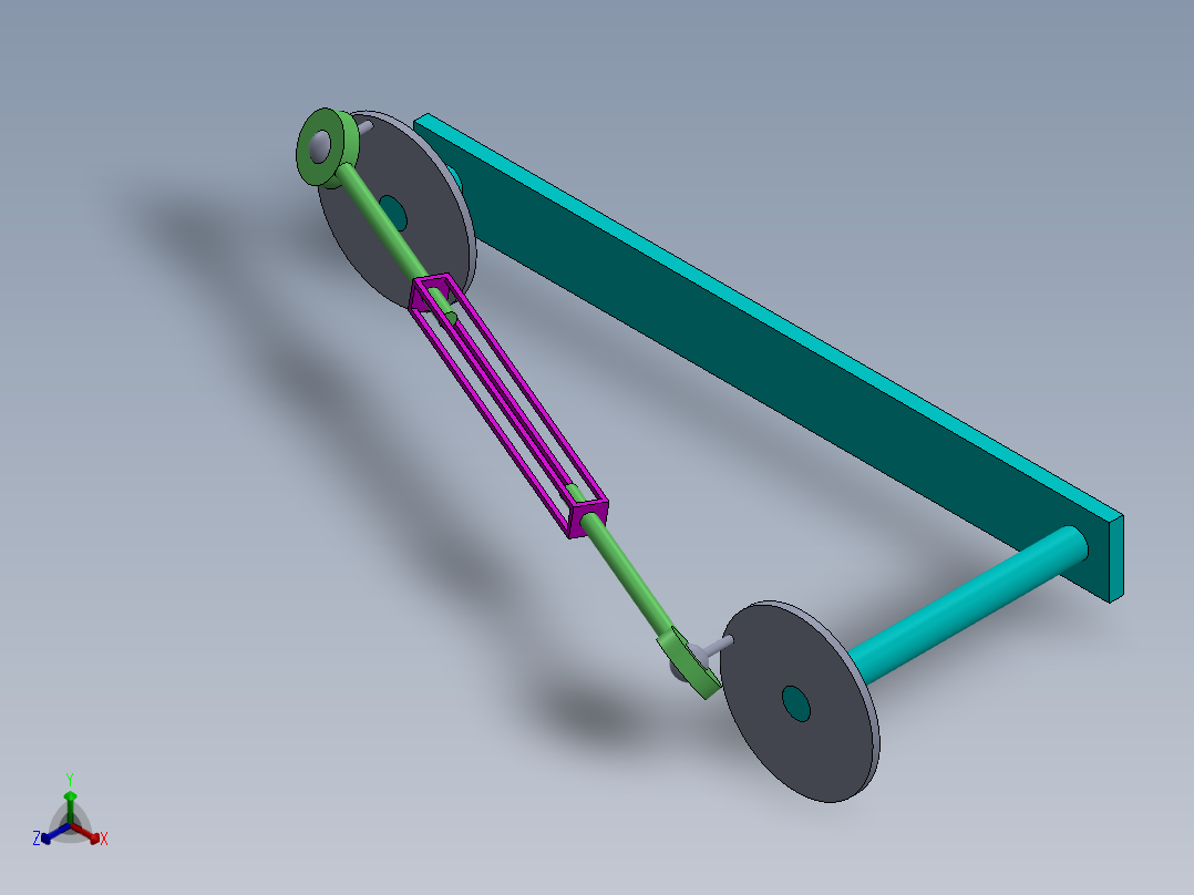 连杆组件2正等轴测图