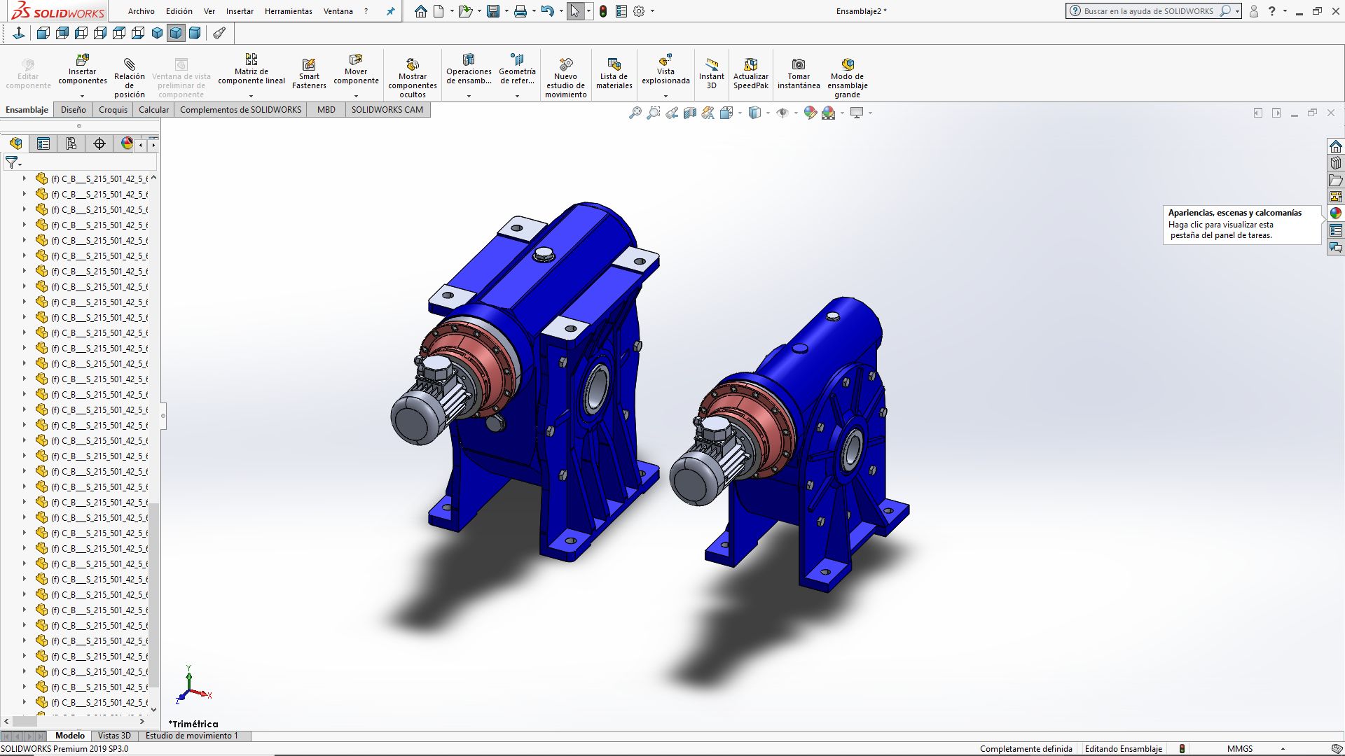 CBS215 和 CBS180 STM 减速机