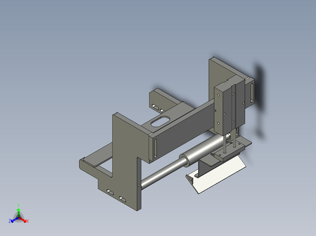 翻片正等轴测图