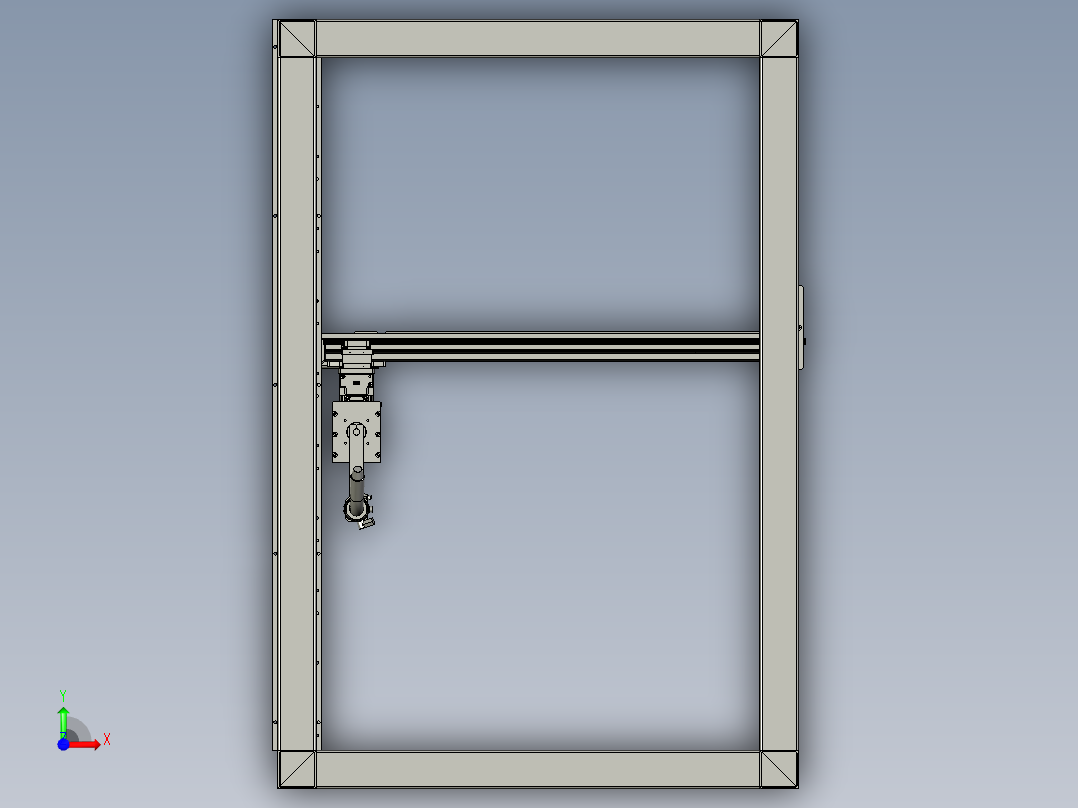 三维全自动焊接机前视图