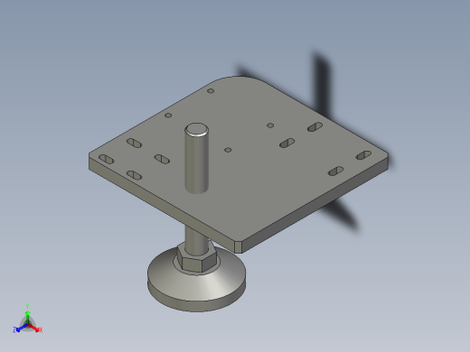 LSZ118004-02-01-21A右脚轮脚杯组件