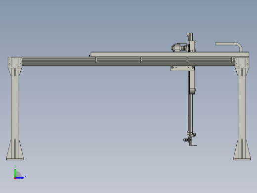 龙门式高精度自动装卸机械手左视缩略图