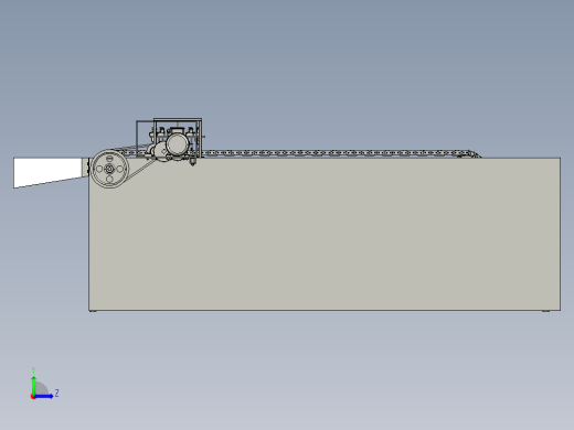 连续式鲜杏去核切分装置左视缩略图