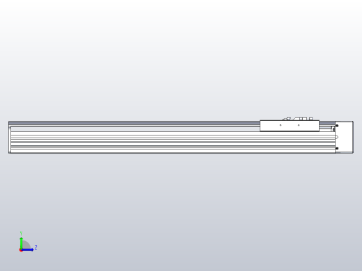 日规模组半封闭丝杆TPA-HNR-120D-1610C-L500-MR-Y-P40-N3左视缩略图