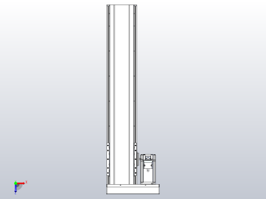 日规模组半封闭丝杆TPA-HNR-120D-1610C-L500-MR-Y-P40-N3俯视缩略图