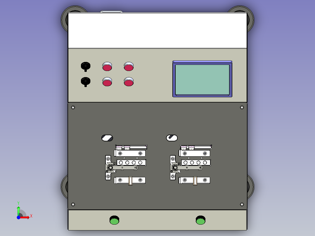 产品探针测试设备前视图