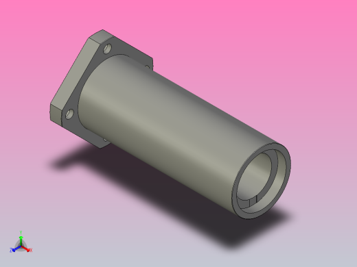 LMK25ML直线轴承，滑块正等轴测缩略图