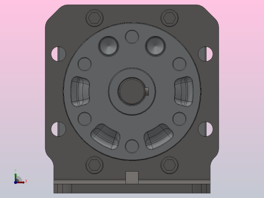 CRB1系列大型叶片式摆动气缸[CRB1LK63-90S]前视缩略图