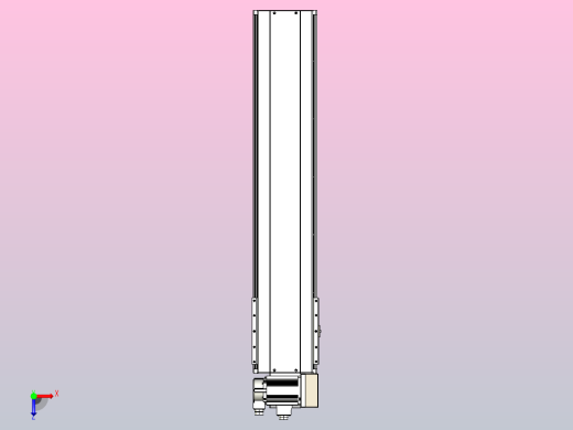 皮带直线轴半封闭可选导轨TPA-HNB-220D-176-L850-RU-C-P1K-N3俯视缩略图