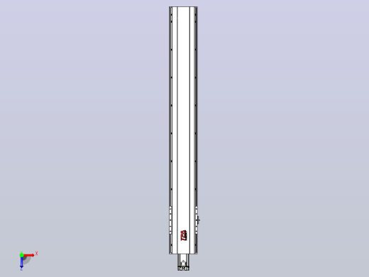 日规模组半封闭丝杆TPA-HNR-202D-2510C-L1350-M-C-P75-N3俯视缩略图