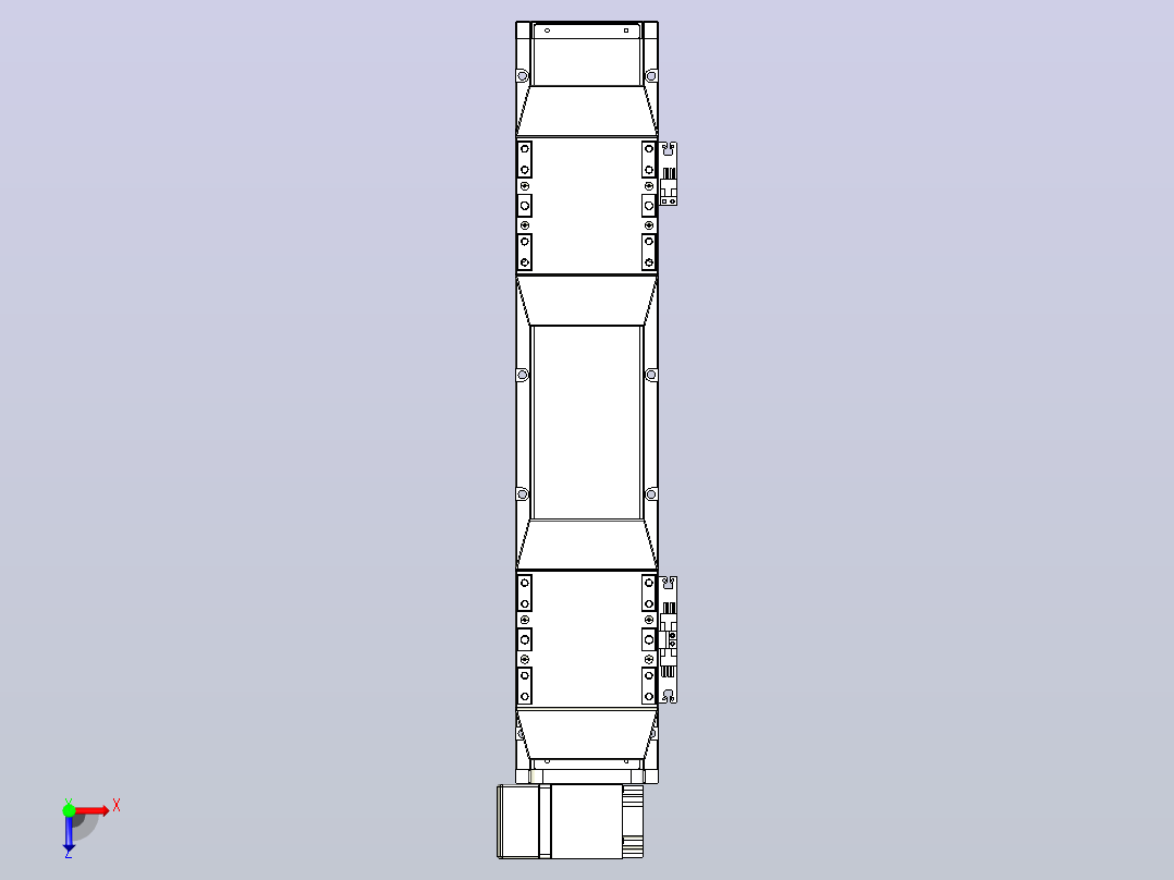 皮带直线轴双滑块型TPA-GCBS-120-P70-L75-LP-M20-N3俯视图