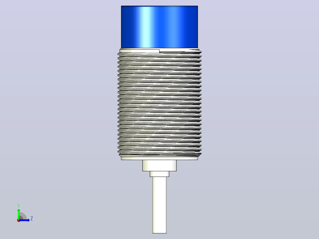 接近开关传感器ZJL51-N-15-M30-N-C左视图