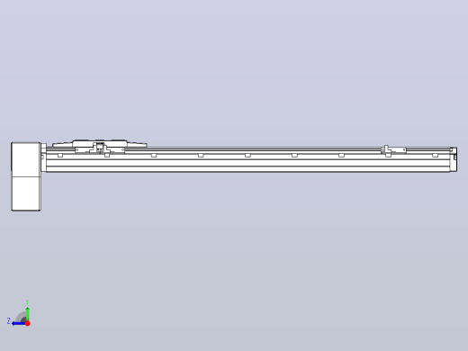 机器人皮带驱动直线轴TPA-GCB-120-P70-L600-RP-M20-N3右视缩略图