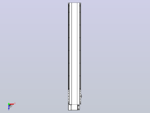 皮带直线轴半封闭可选导轨TPA-HNB-202D-140-L1250-LP-C-P75-N3俯视缩略图