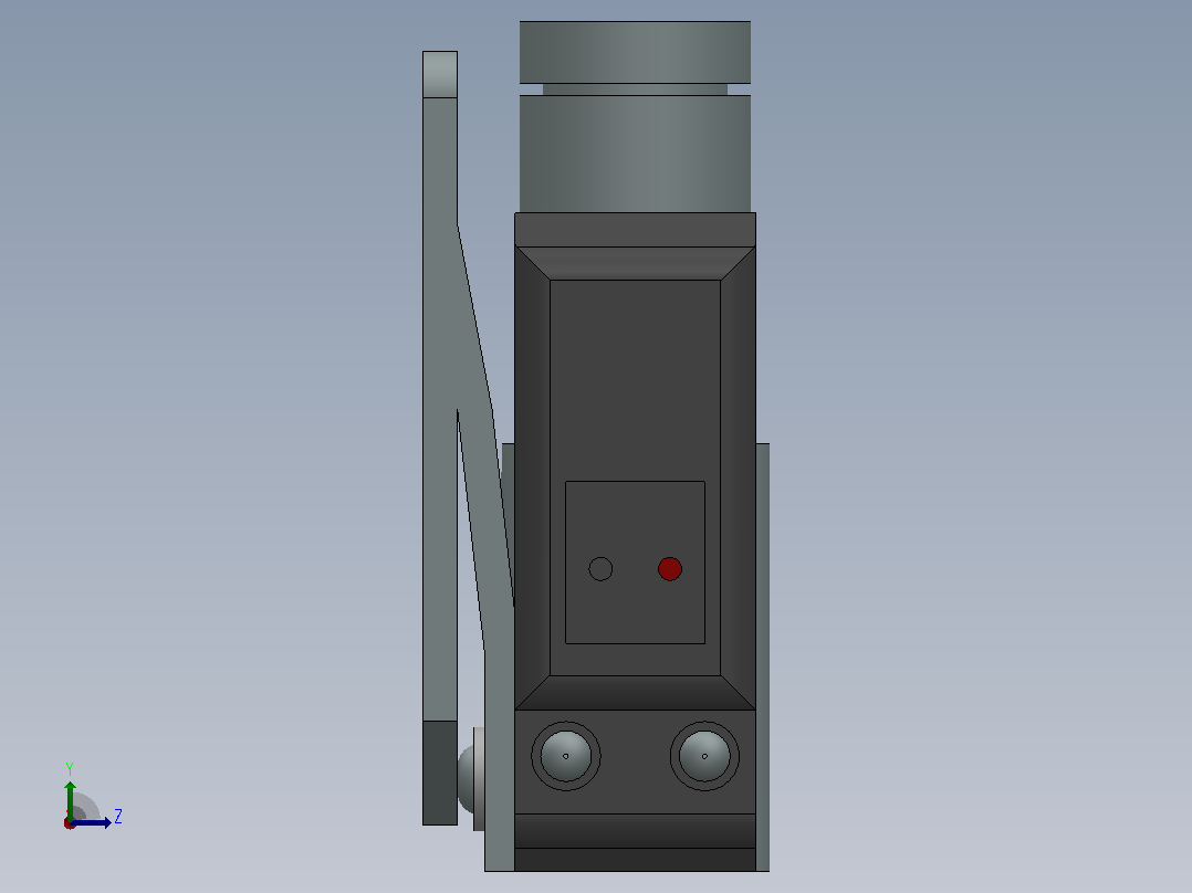 SY3220-GD-C4-6 双电控直接出线式电磁阀[SY3220-6-GD-M5-C6-F2]左视图