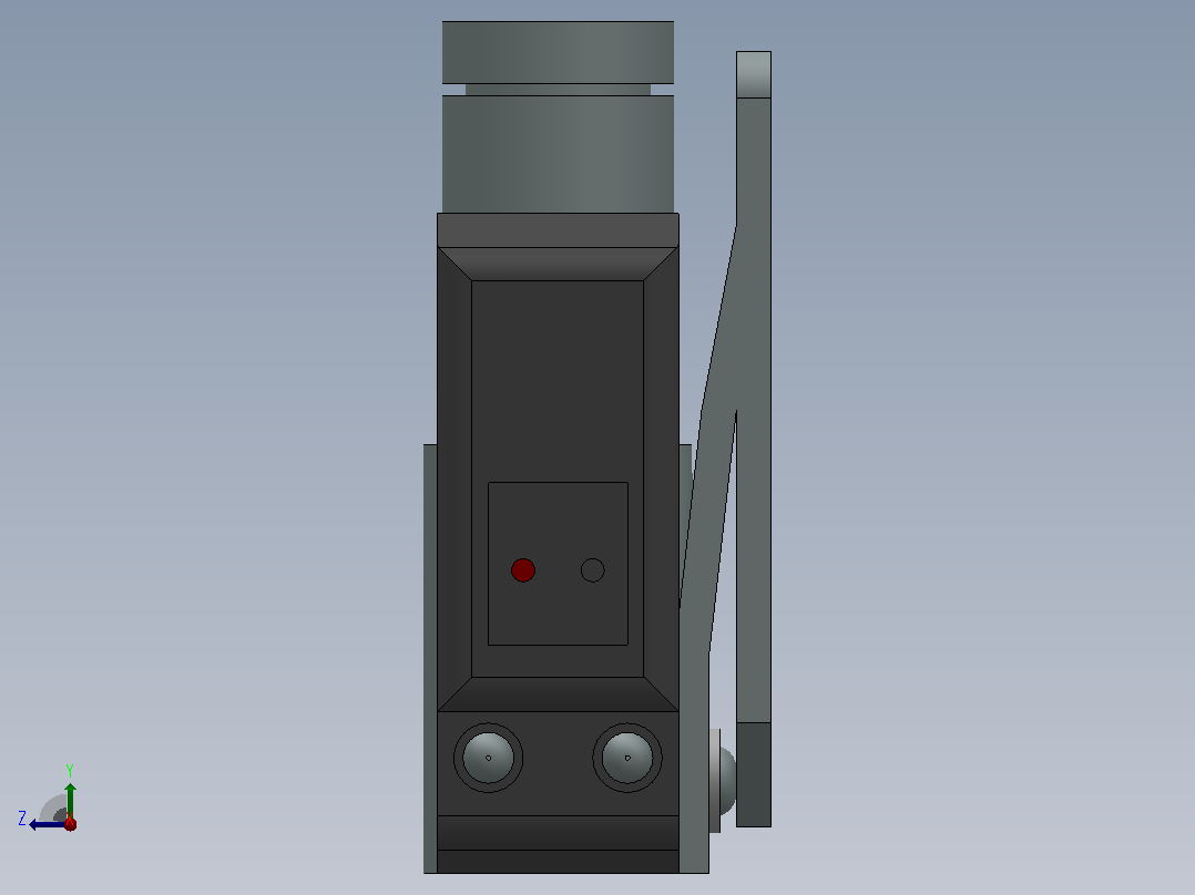 SY3220-GD-C4-6 双电控直接出线式电磁阀[SY3220-6-GD-M5-C6-F2]右视图