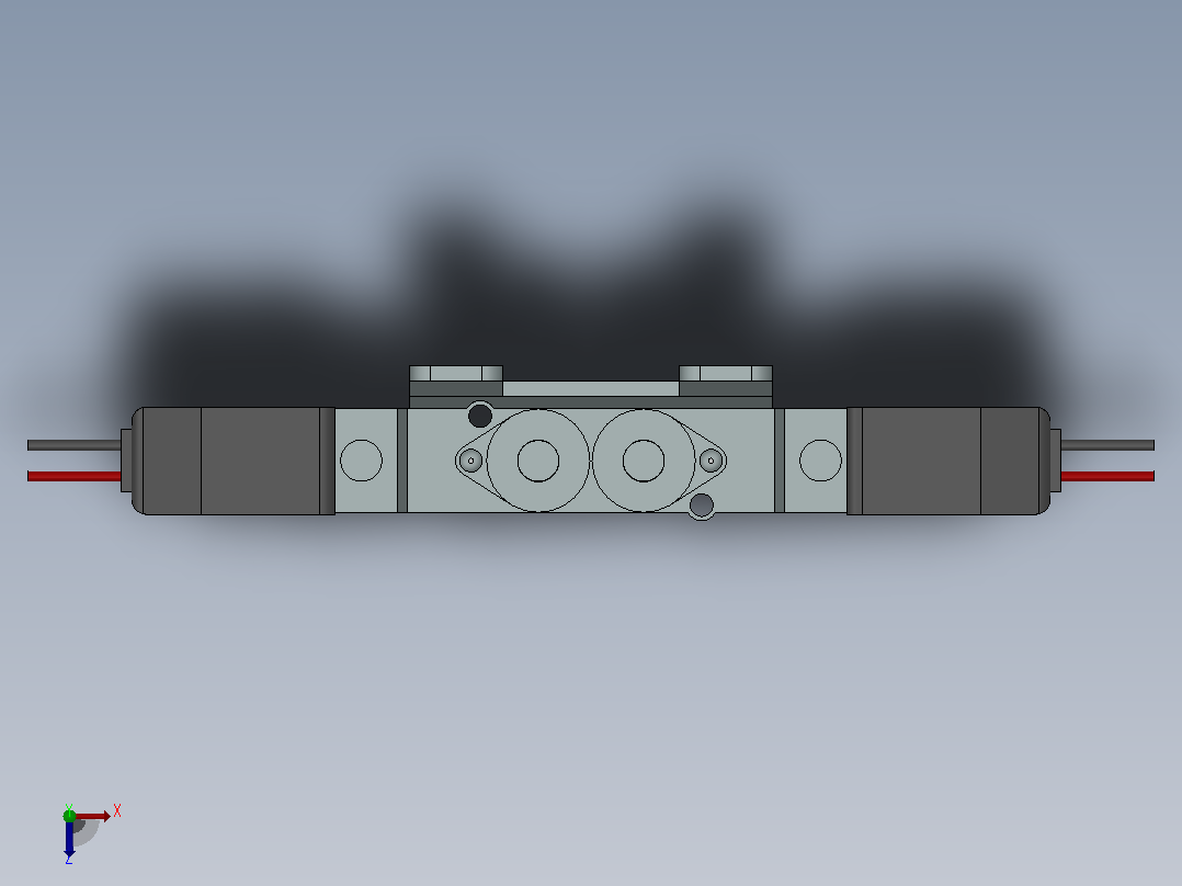 SY3220-GD-C4-6 双电控直接出线式电磁阀[SY3220-6-GD-M5-C6-F2]俯视图