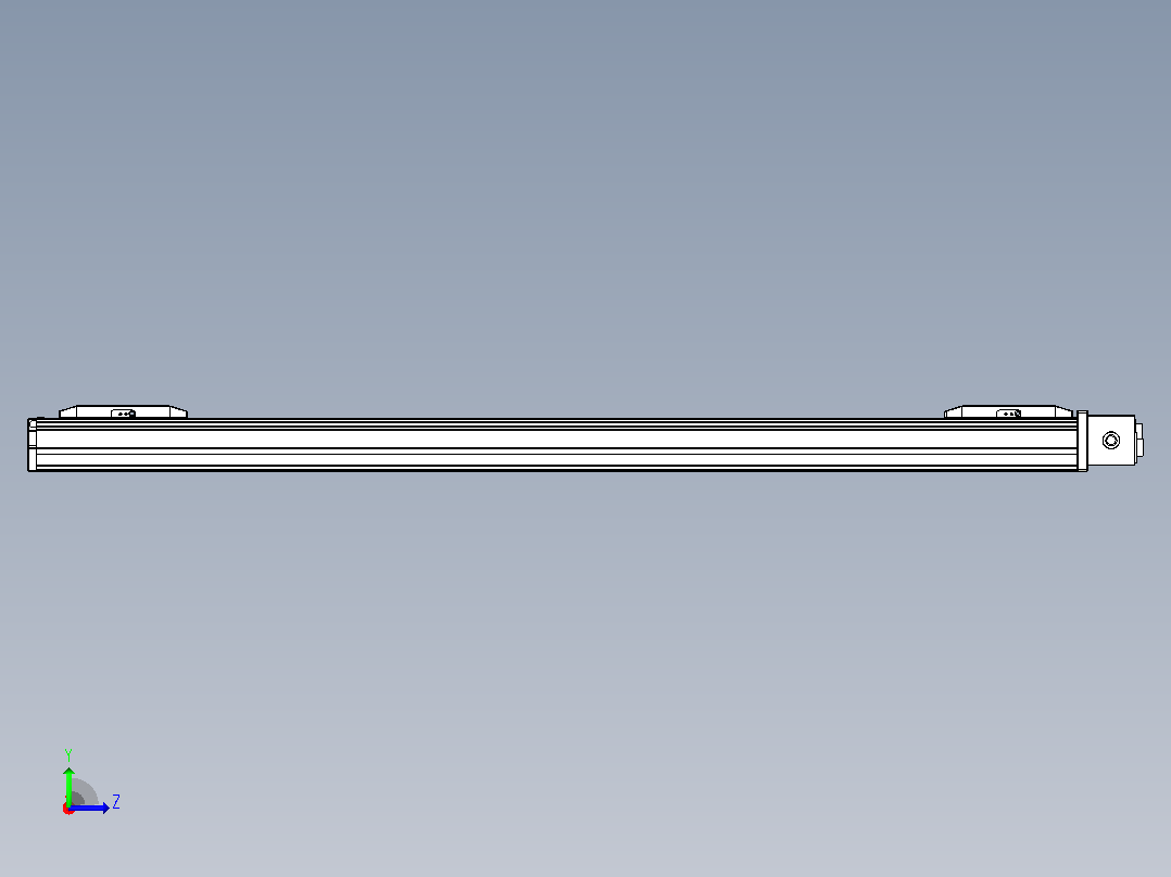皮带直线轴双滑块型TPA-GCBS-50-P42-L325-DL-M10-N3左视图