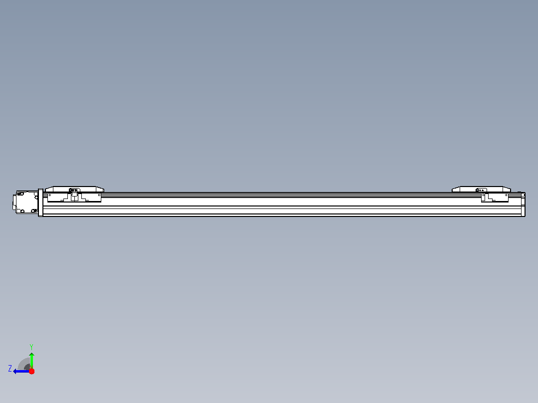 皮带直线轴双滑块型TPA-GCBS-50-P42-L325-DL-M10-N3右视图