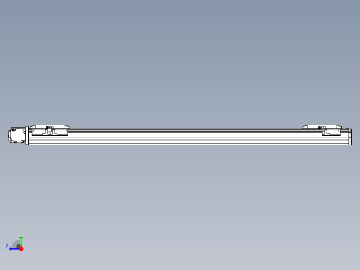 皮带直线轴双滑块型TPA-GCBS-50-P42-L325-DL-M10-N3右视缩略图