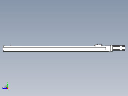 无尘螺杆滑台KCH5M-650-BC-100W-C4右视缩略图