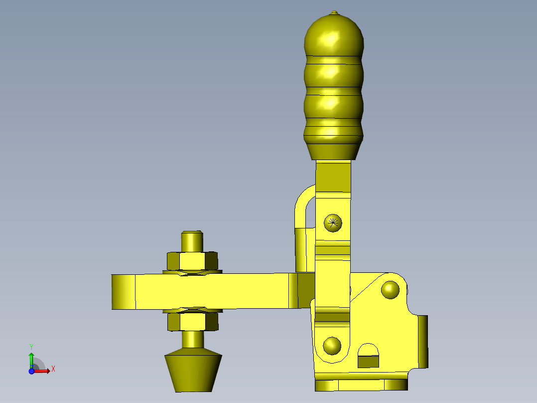 轻度压入夹具右视图