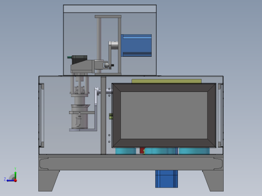 铅氧化度试验（sw16可编辑+工程图+BOM）右视缩略图