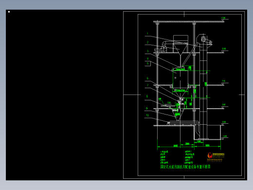固定式水泥包装机及配套设备布置示意图