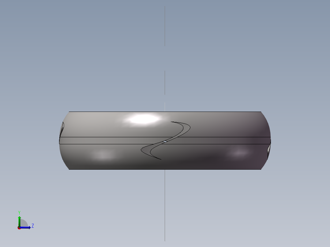 简易戒指左视图