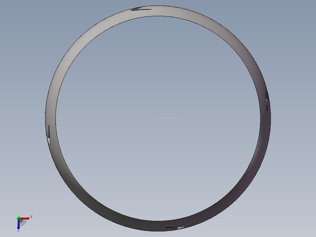 简易戒指俯视图