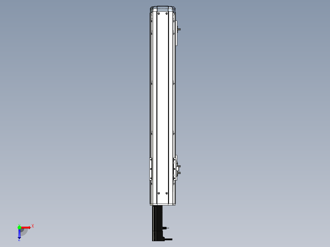 Toyo东佑达直线模组-ETH10-550-BC-100W+煞車俯视图