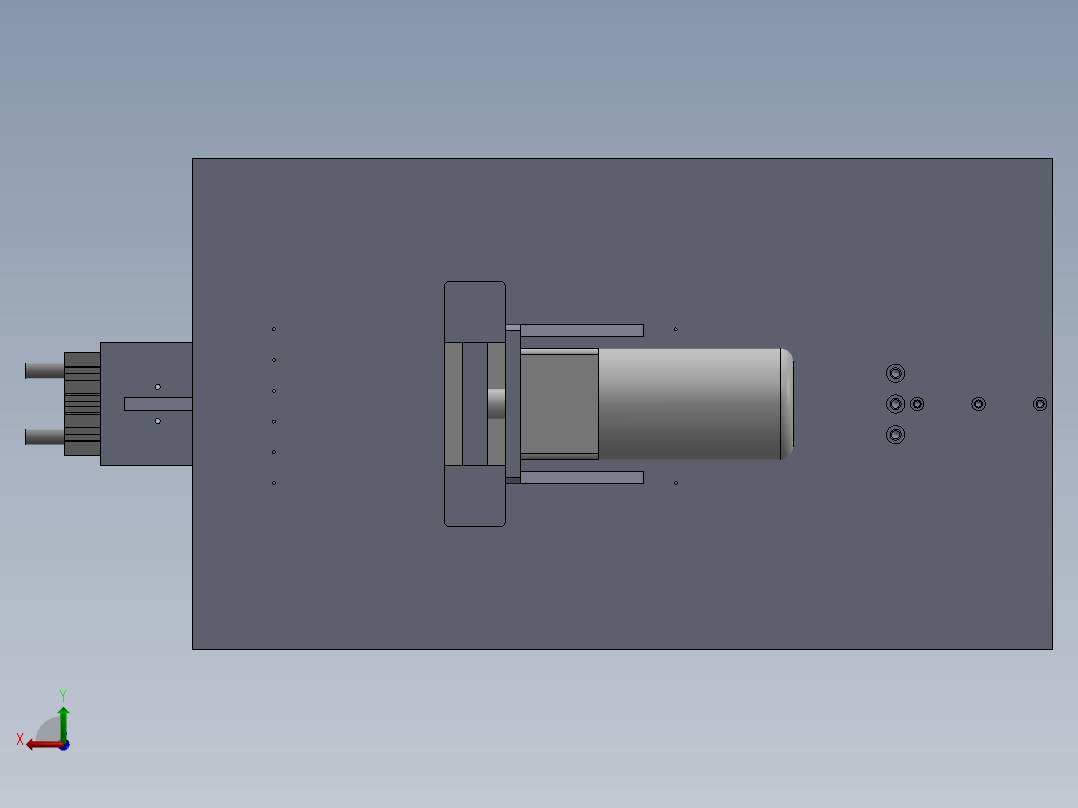 165凸轮摆动机构(1)后视图