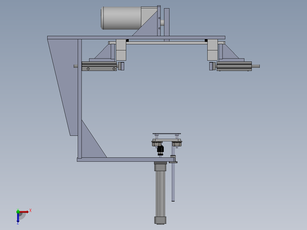 165凸轮摆动机构(1)俯视图