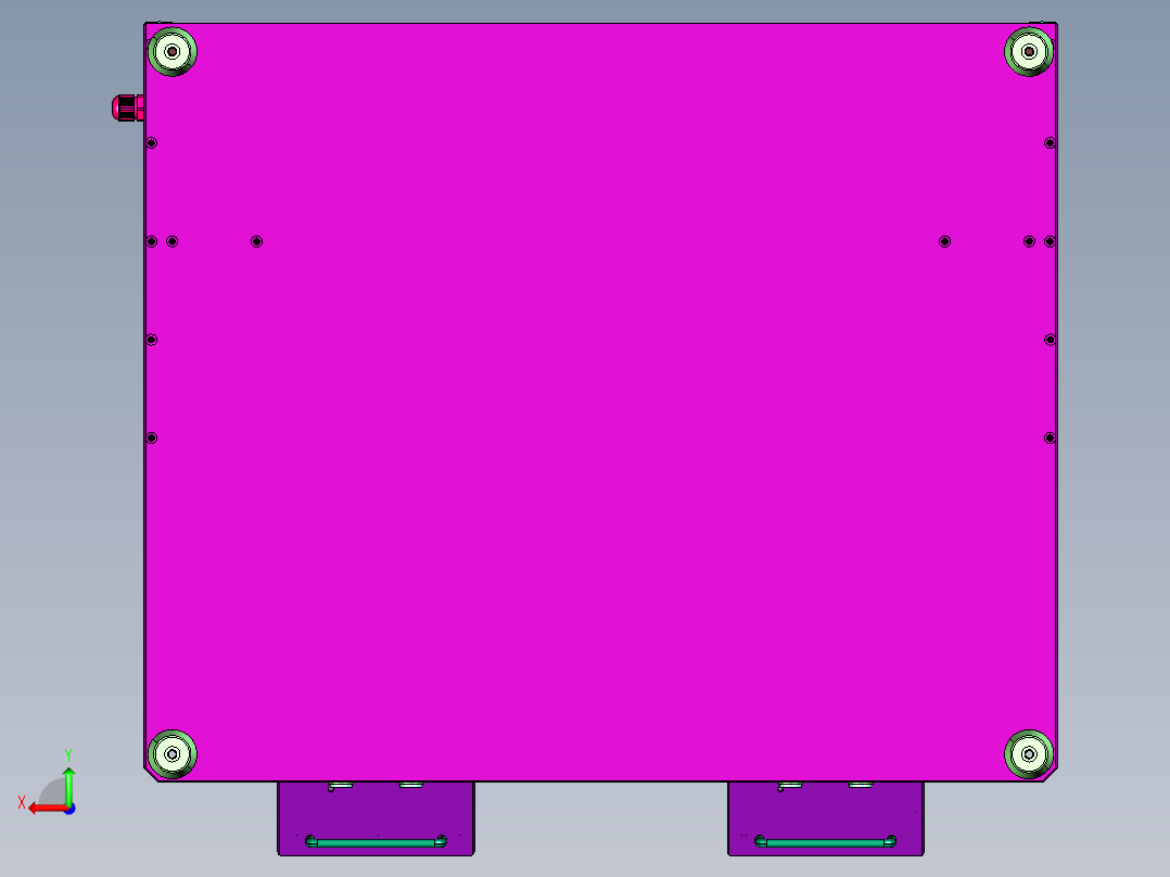 显示屏与背板贴合压机后视图