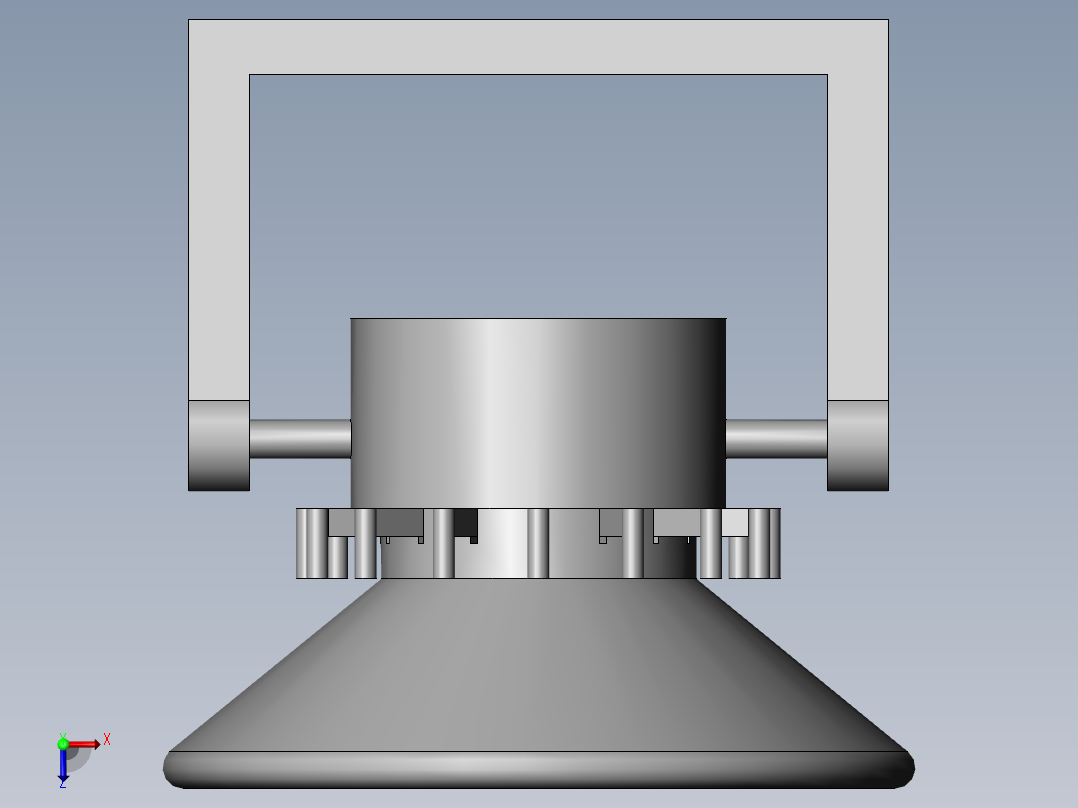 转角可灵活调节的LED展示灯俯视图